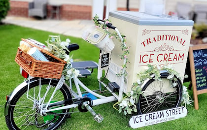 Eye-Catching Tricycle with Ice Cream made in the Heart of the New Forest