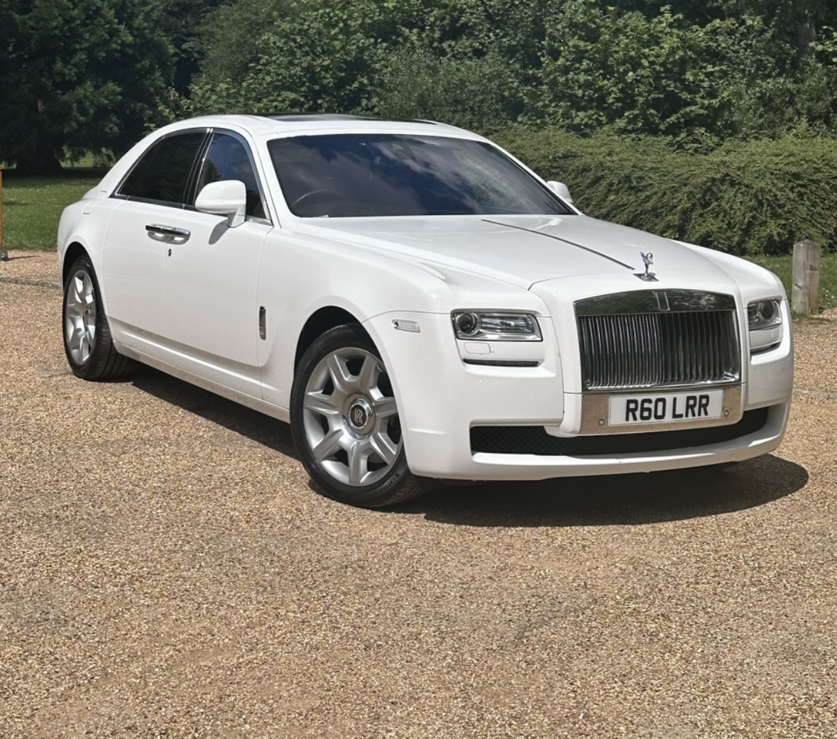 Luxury White Rolls Royce