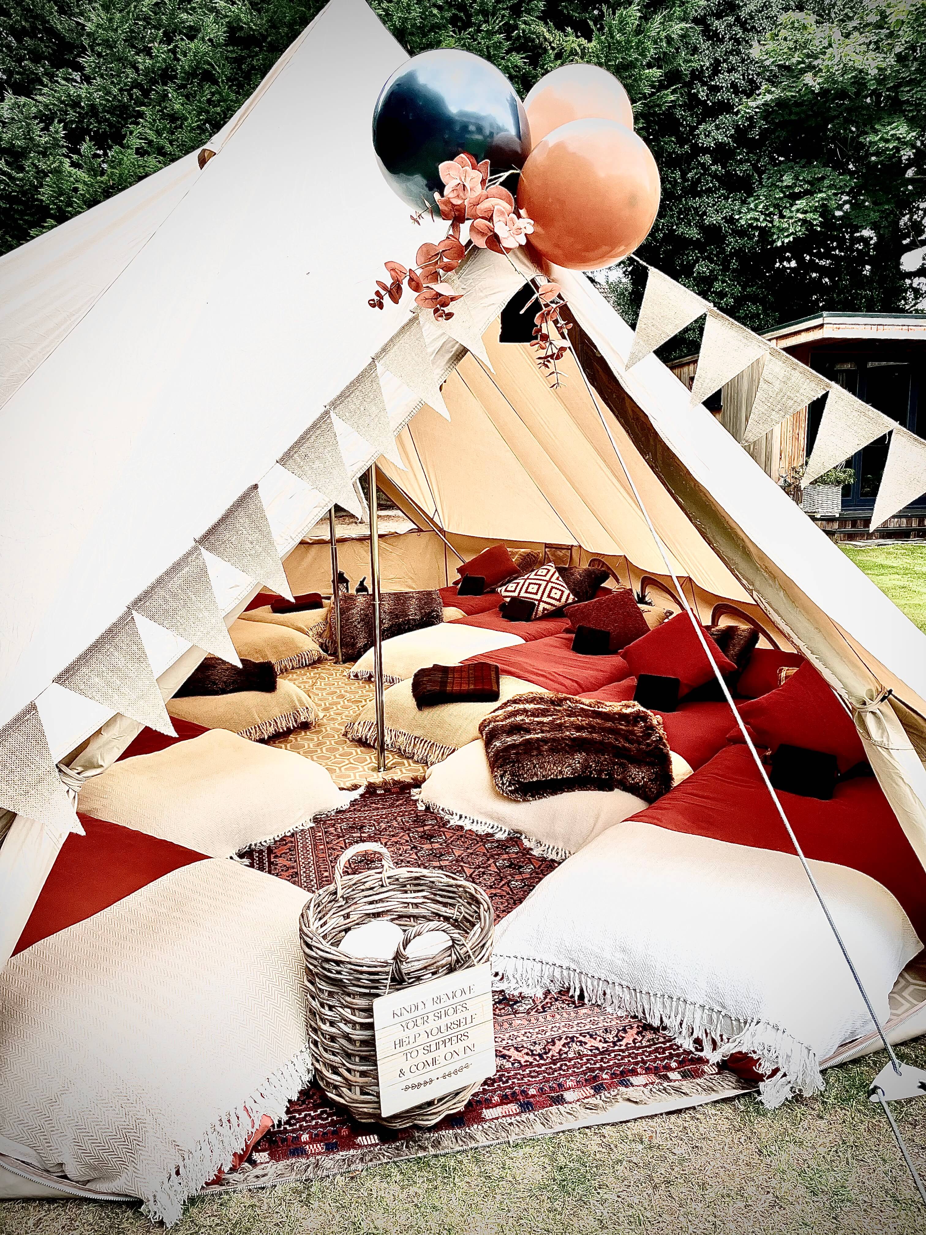 Aesthetic Tent Sleepover Outside Bell Tent For Hire In Maidenhead