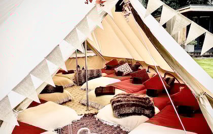 Aesthetic Tent Sleepover Outside Bell Tent For Hire In Maidenhead