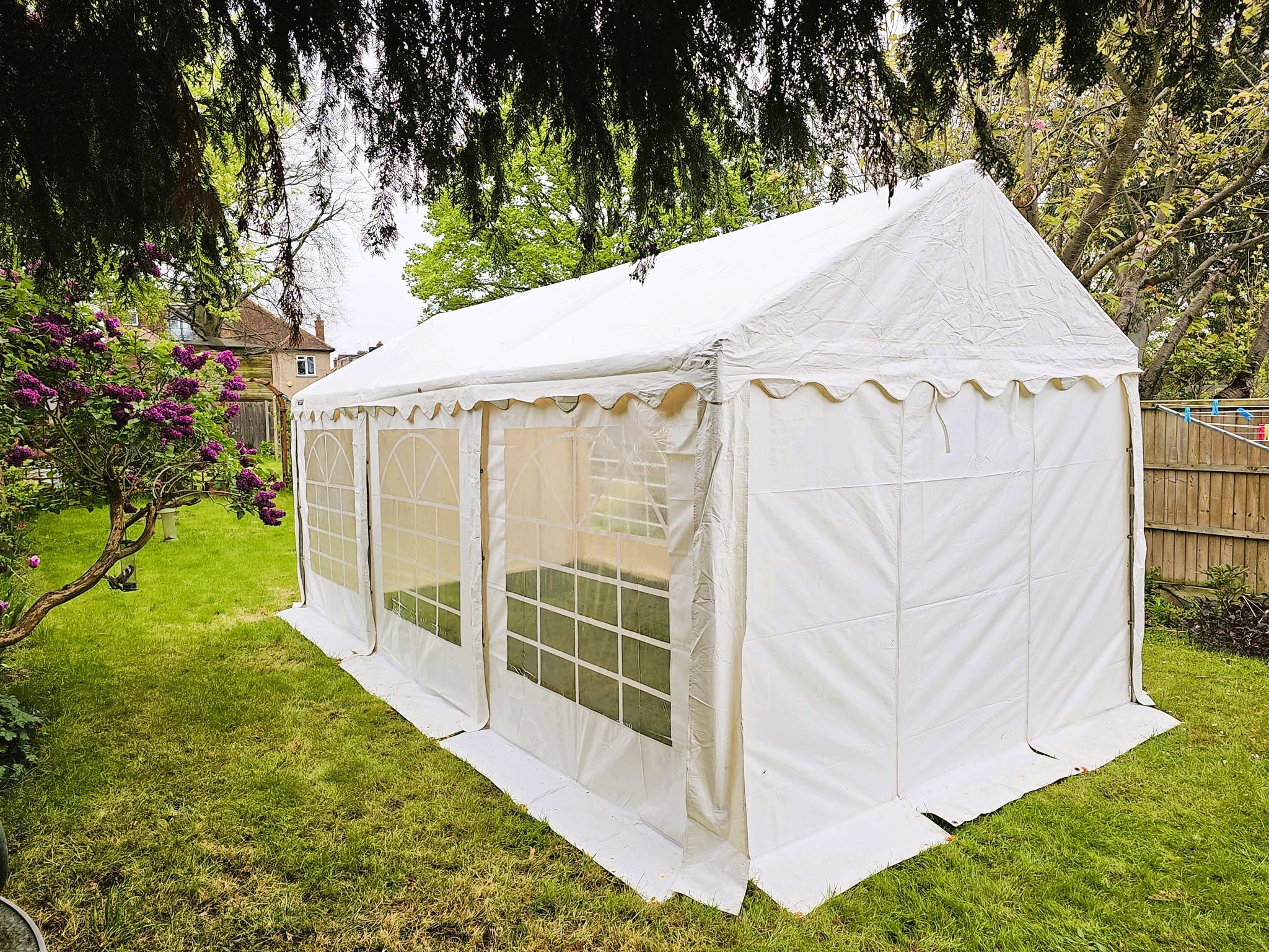 3m x 6m Elegant & Stylish White Marquee