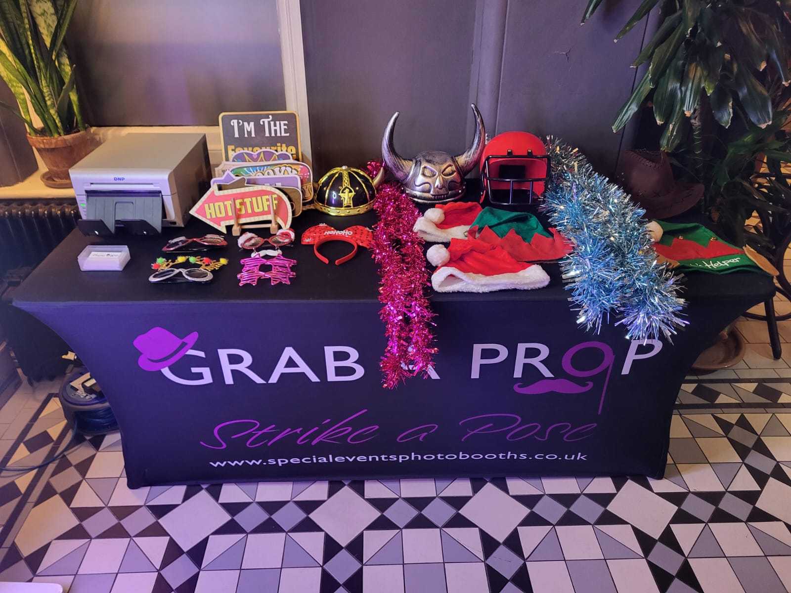 Selfie Booth Fun Instant Prints, Props & Attendant Included