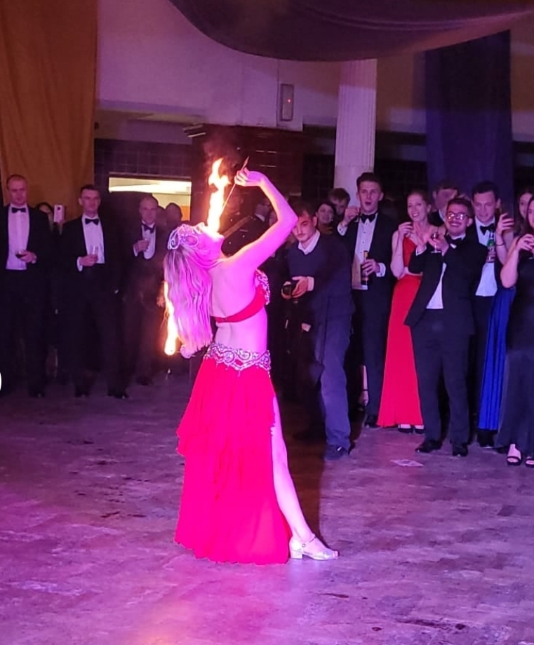 Belly Dance Show with Fire Stunts