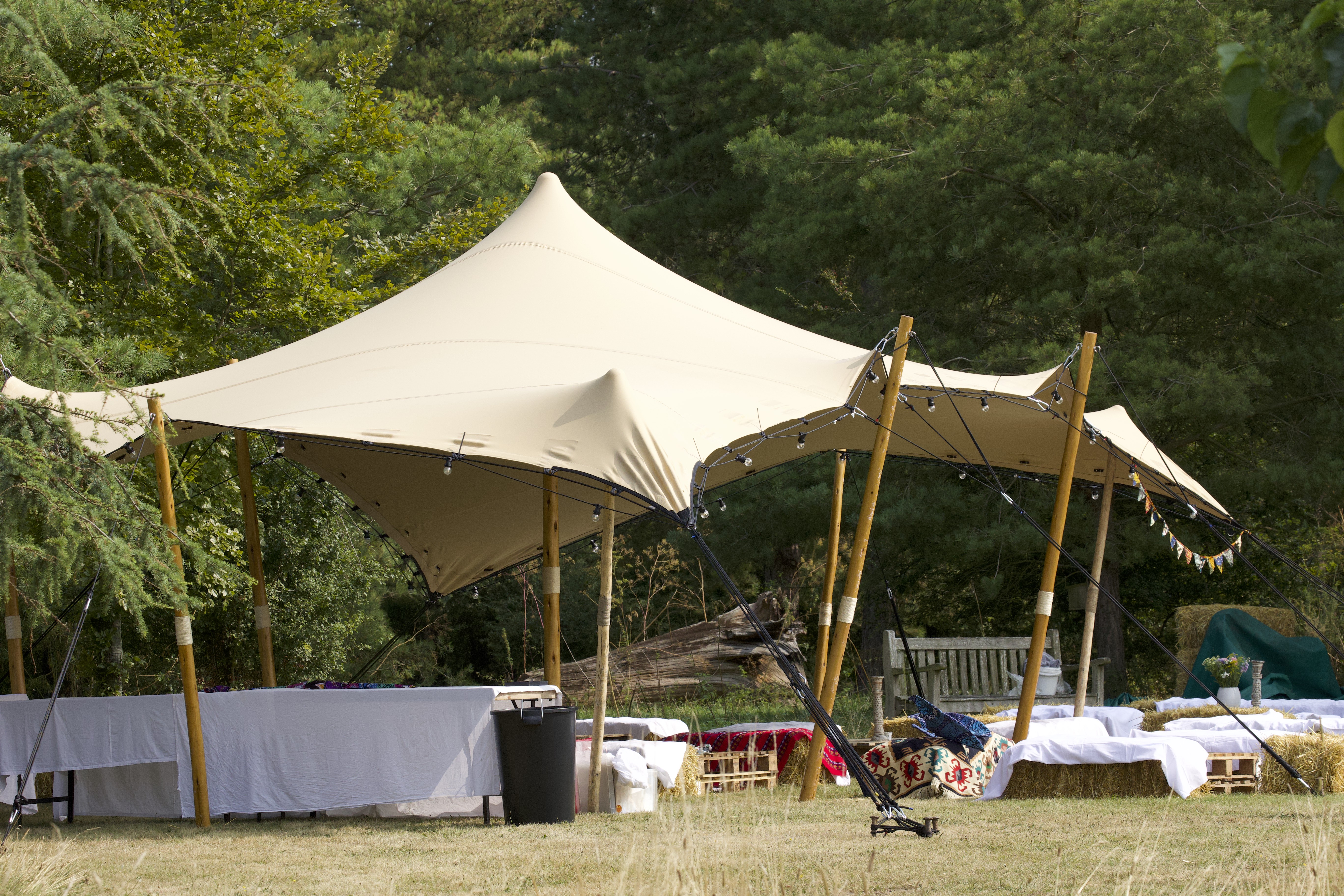 6m x 10m Chino Stretch Tent For Sleek Outdoor Cover