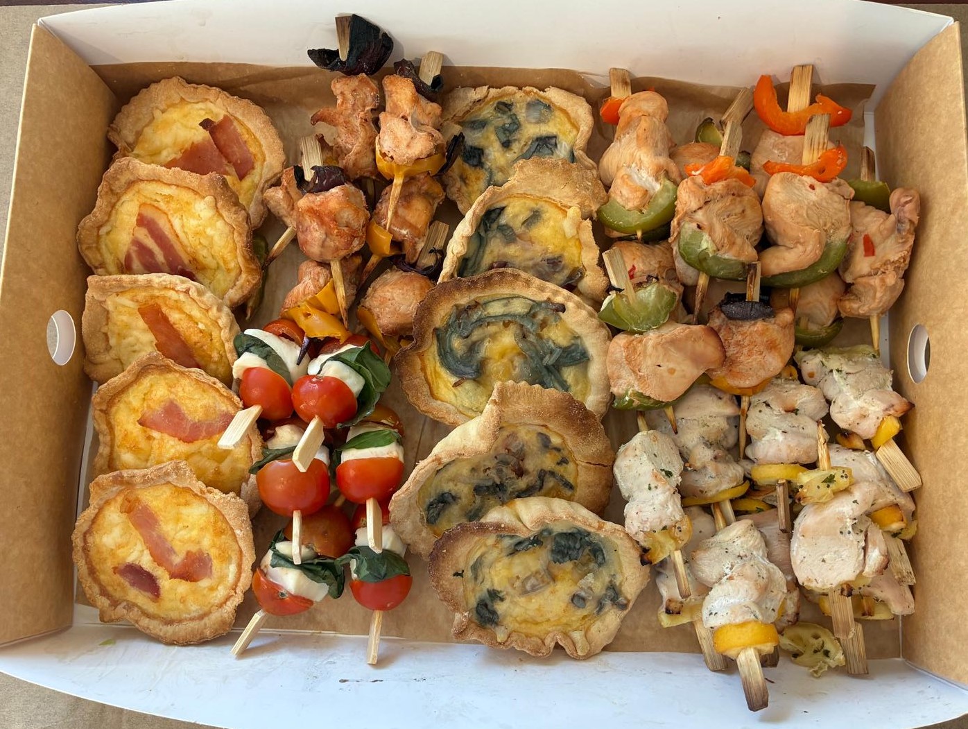 Elegant Cold Buffet with Poached Salmon & Staffing Included