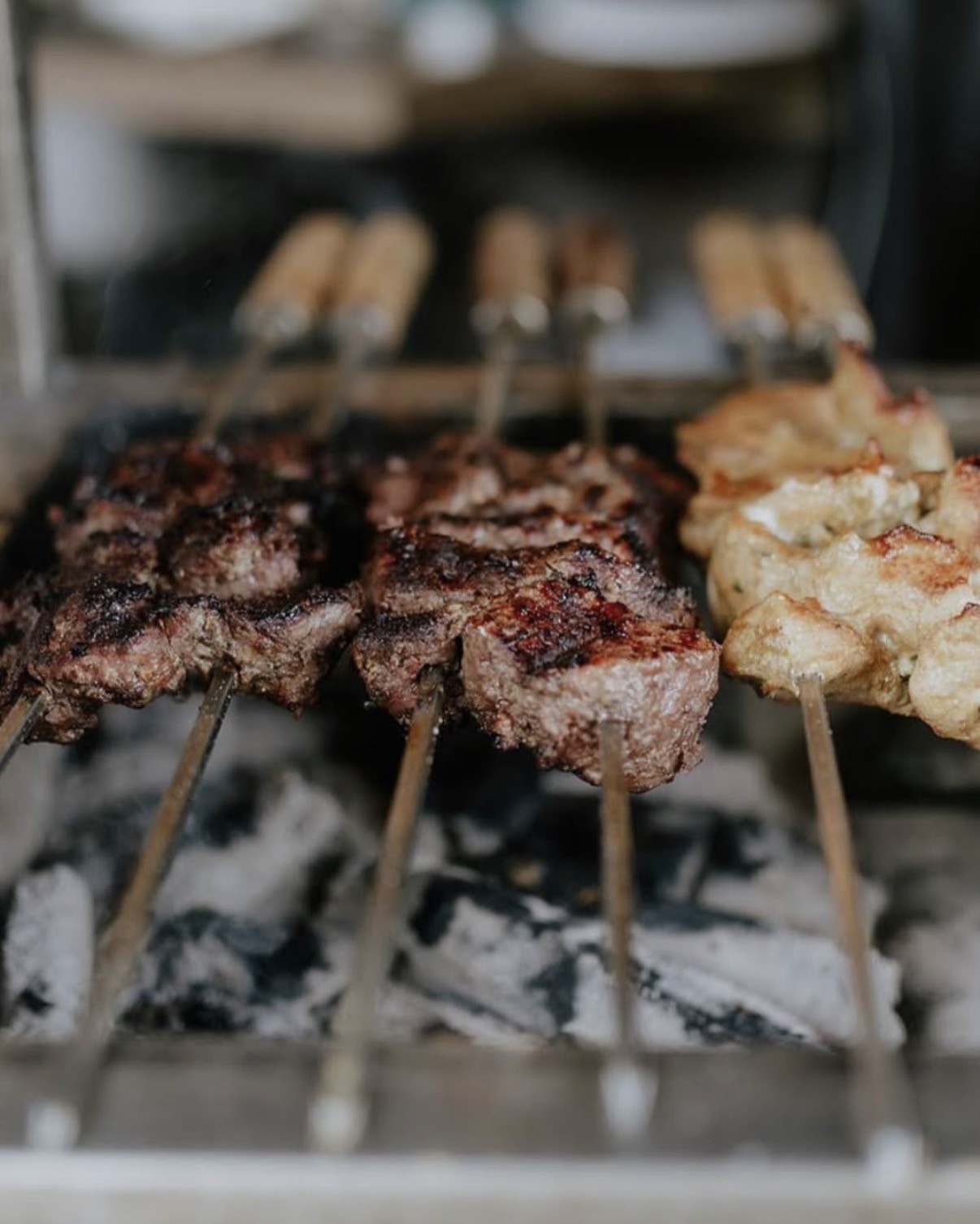Indian BBQ Cooked From Scratch Over Charcoal