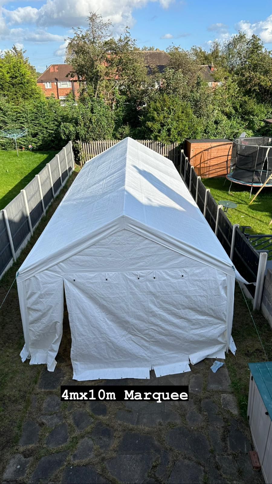 Elegant & Stylish 4m x 10m Marquee