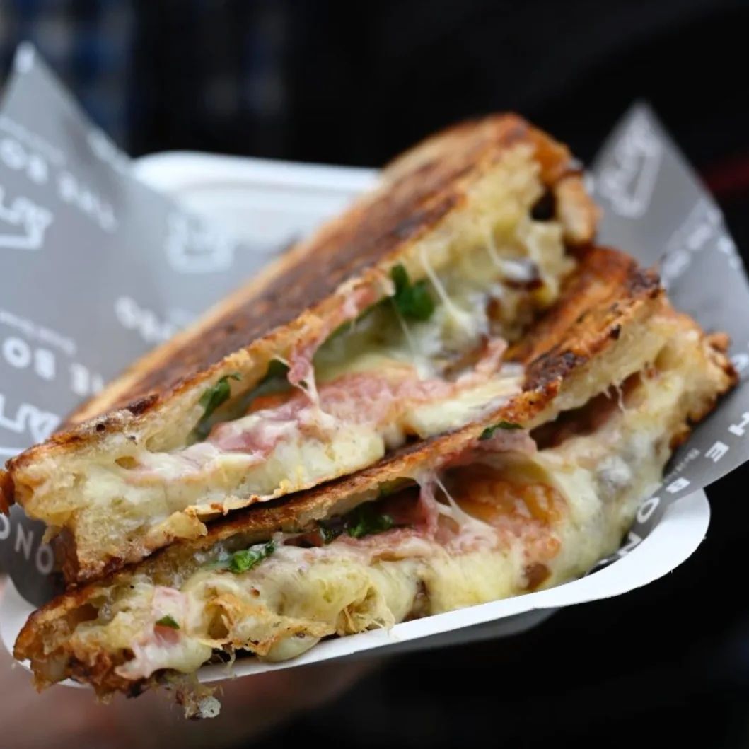 Grilled Cheese Sandwiches with a Cast-Iron Press