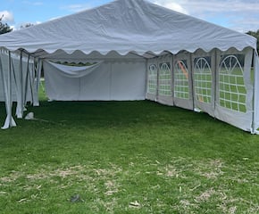White 5m x 20m Party Marquee