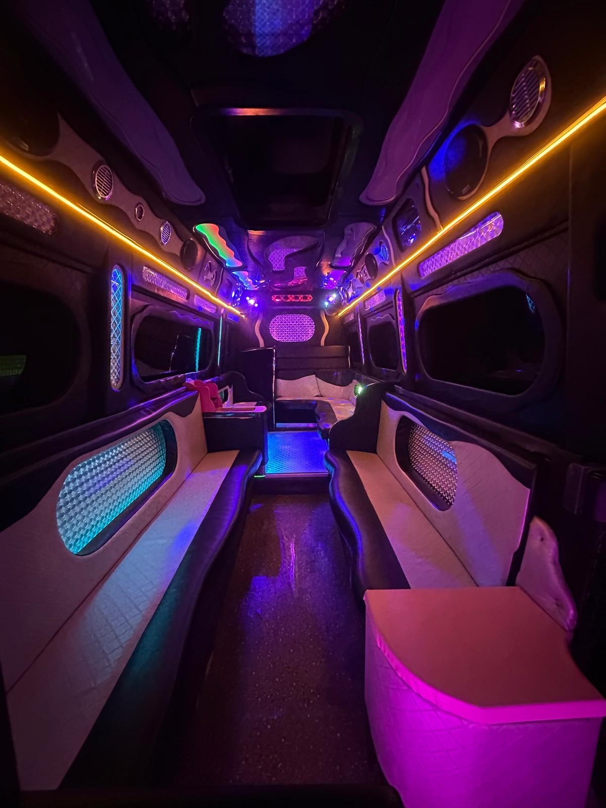 Pink Party Bus Hire | VIP Party Transport