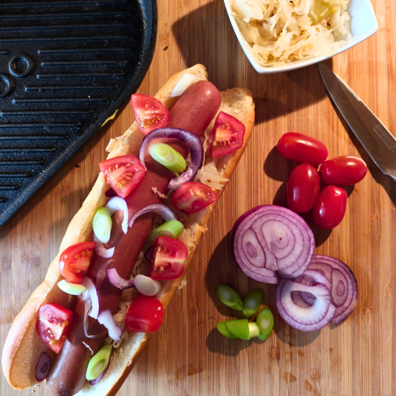 Authentic German Sausage Food Stand