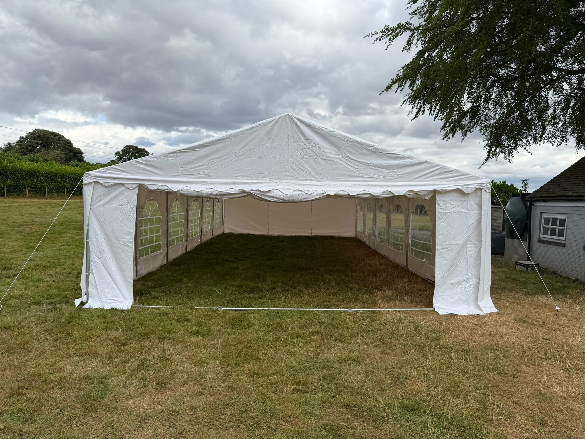 6m x 12m White Marquee