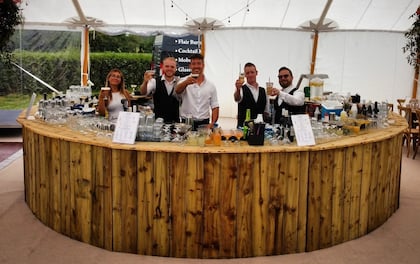 Fully Stocked Pop-Up Bars with Professional Bartenders 