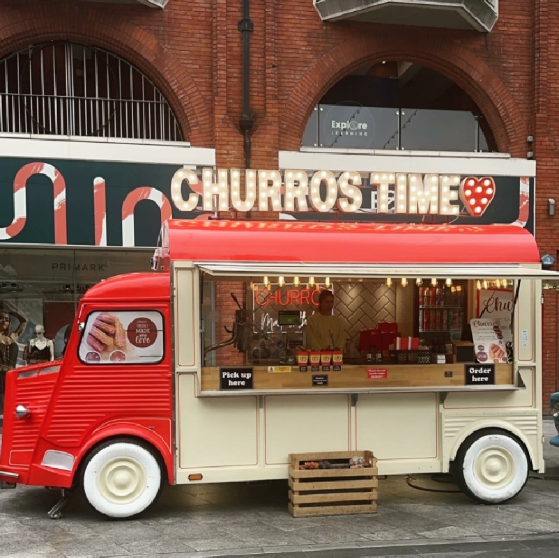 Churros Time HY Van Serving Unlimited Hot Fresh Spanish Churros