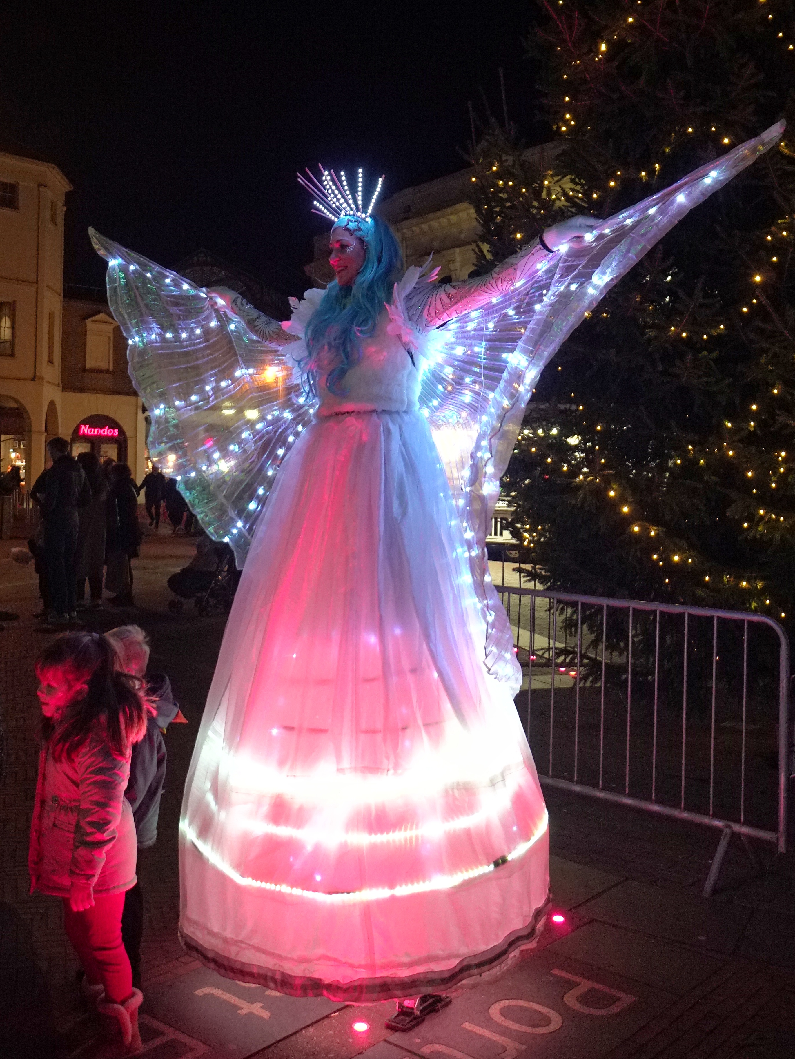 Captivating LED Themed Stilt Walker