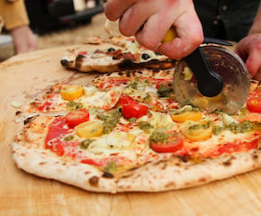 Stone-Baked Roman Style Pizza with Fresh & Innovative Toppings