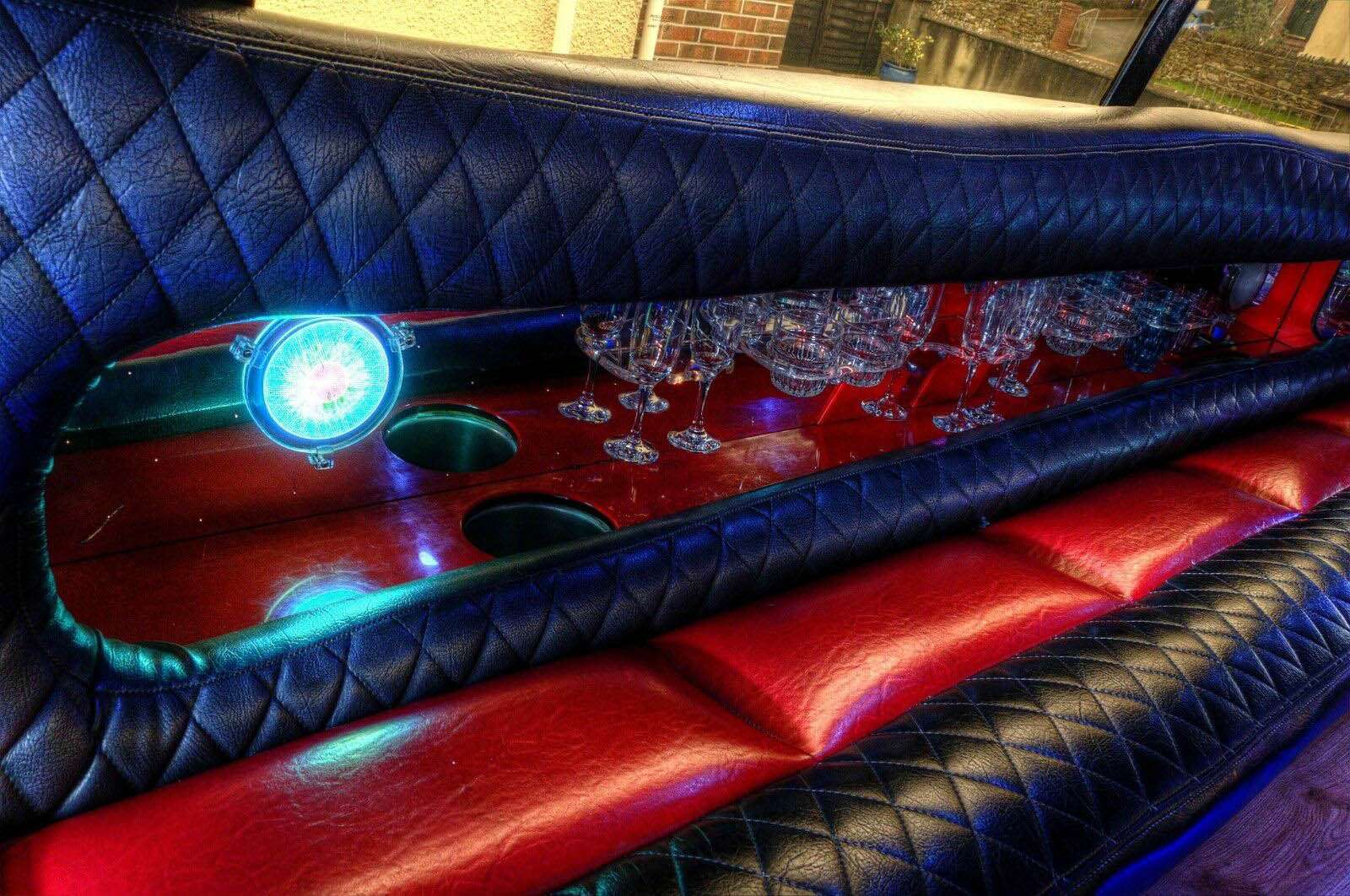 Silver Harley Davidson Limo Jeep