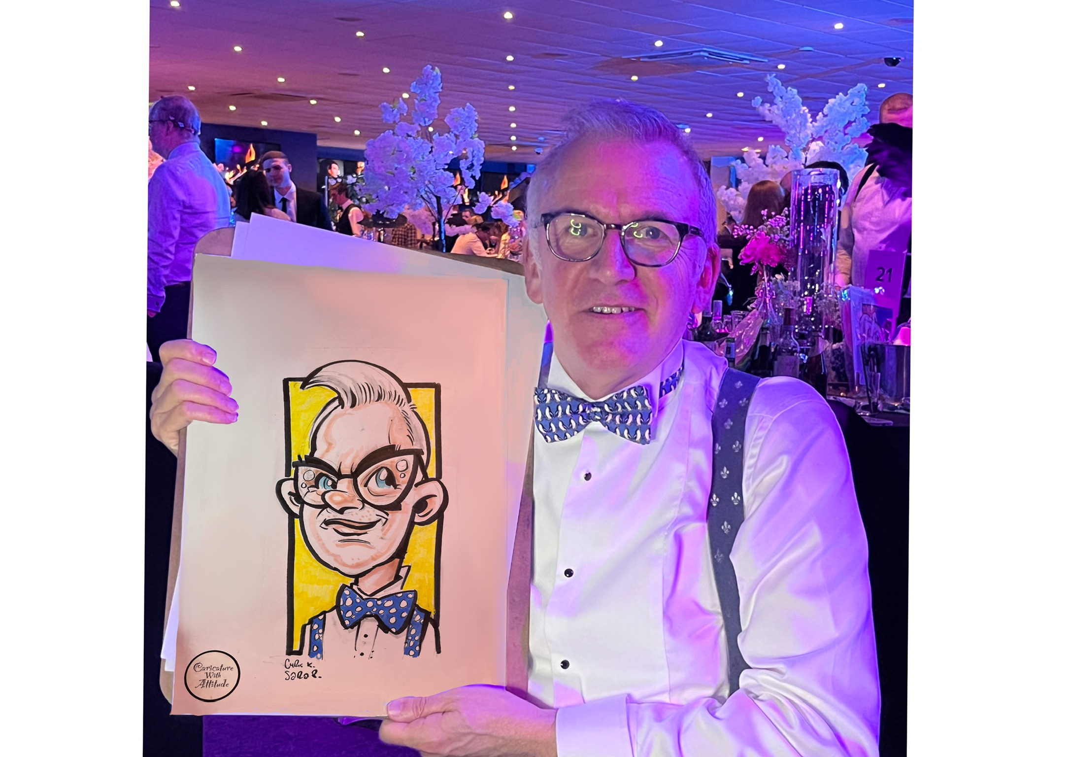 Masterful Duo Crafting Colourful Caricatures