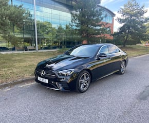 Luxury Black E-Class Mercedes