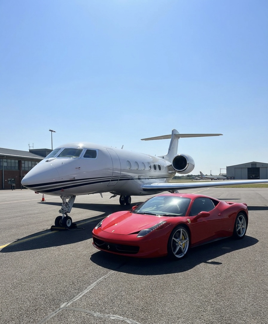 Ferrari 458 - Red - The Ultimate Poster Car for your Big Day