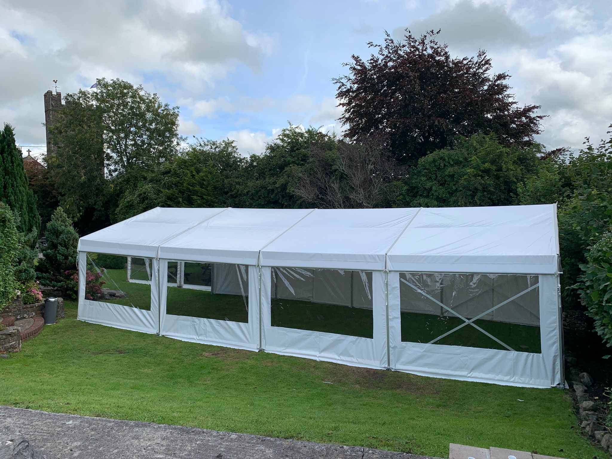 Luxury 9m x 12m White Marquee
