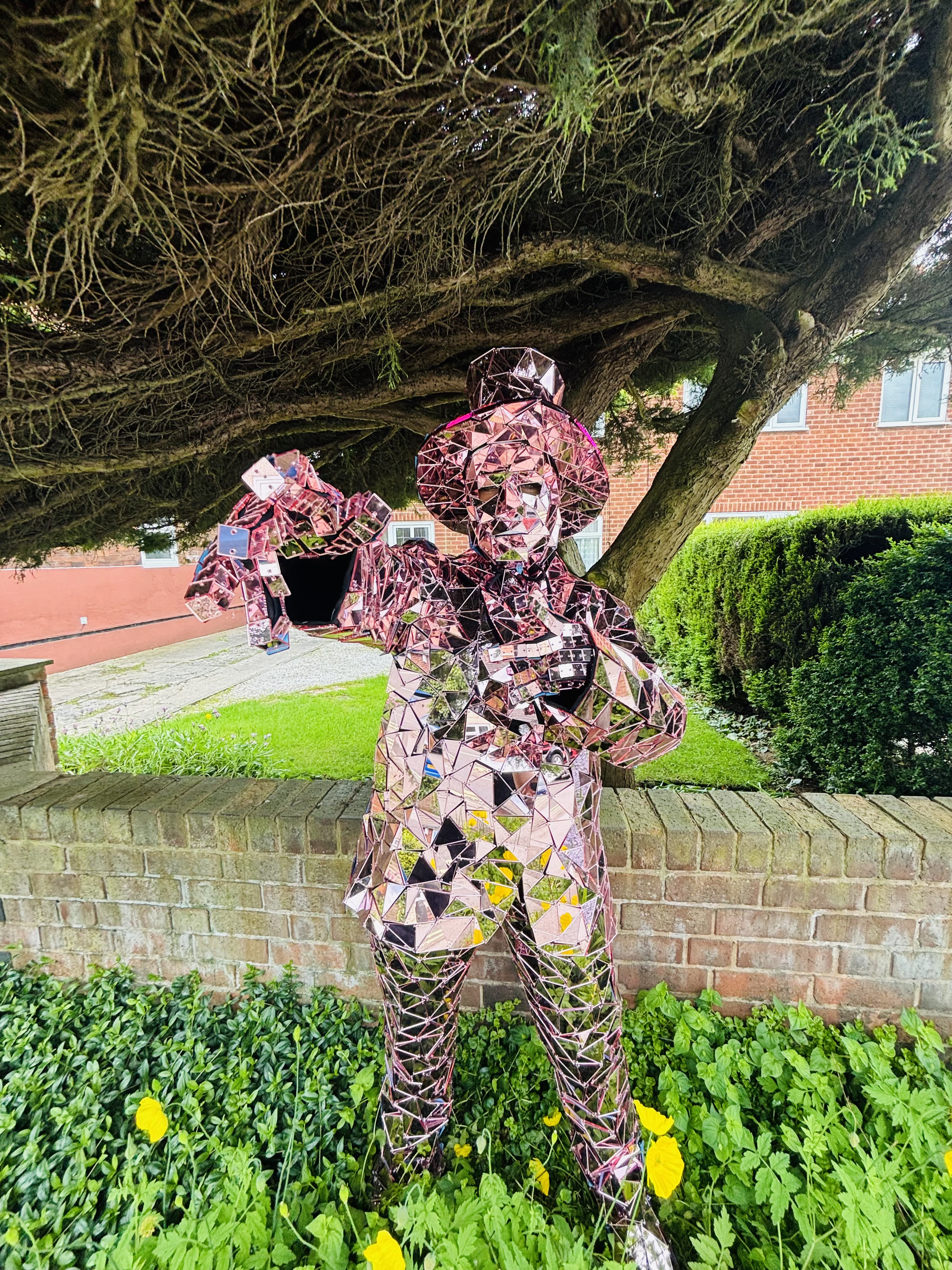 Dazzling Pink Mirror Men