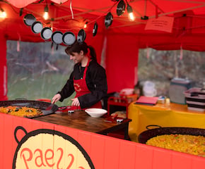 Festival-Style Paella Stall Bringing the Taste of Spain to You