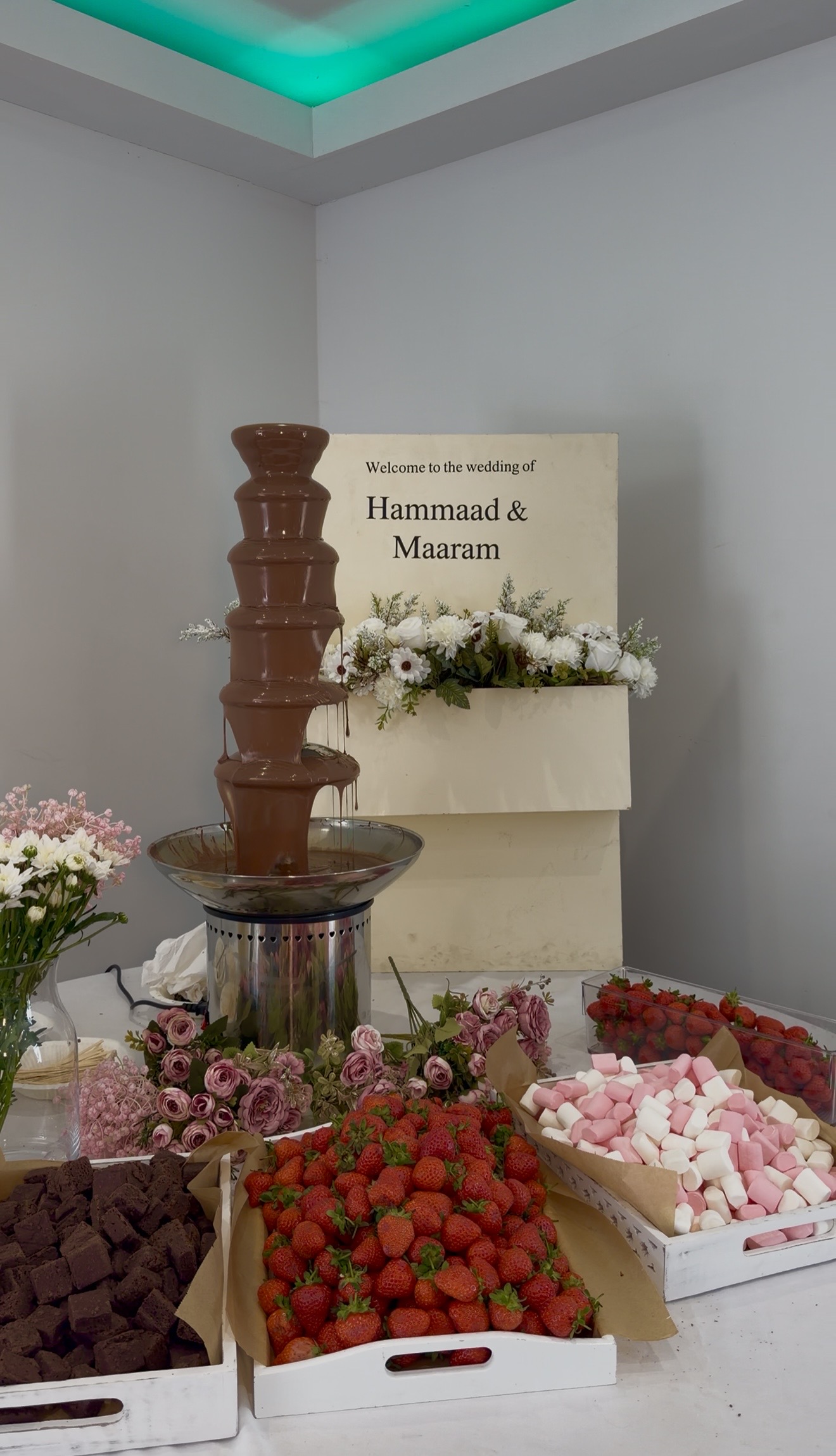 Chocolate Fountain Cart - Luxury Chocolate Experience