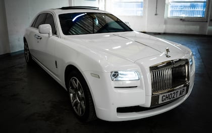 English White Rolls Royce Ghost