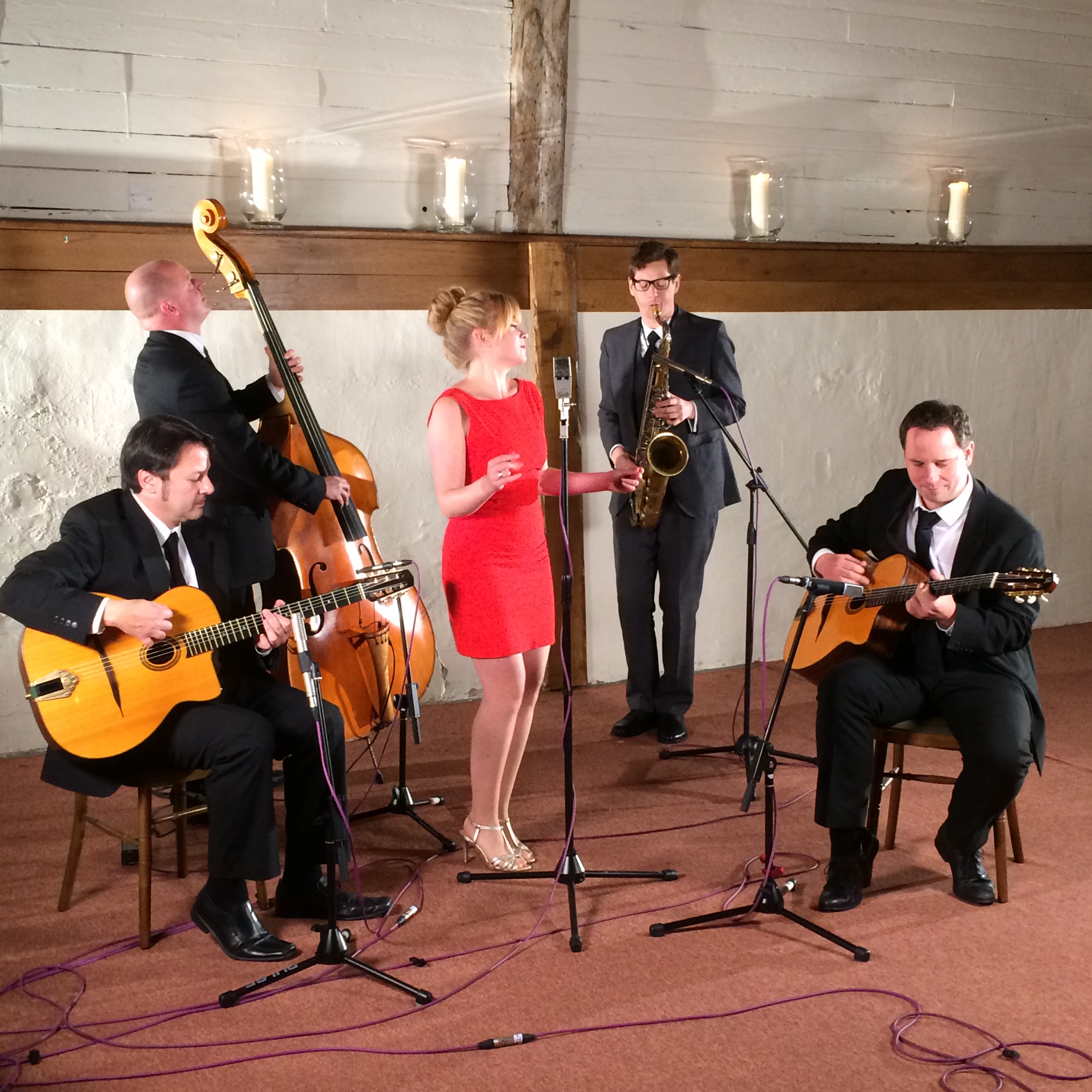 Parisian Style Swing Jazz Band available Solo, Duo, Trio, Quartet, Quintet