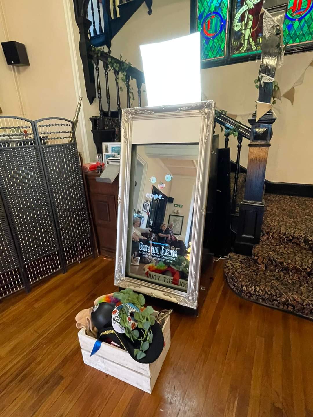 Magic Mirror Photo Booth with Complimentary Guest Book
