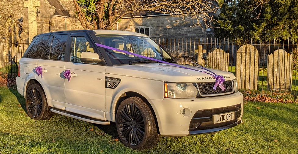 Modern White Range Rover Sport