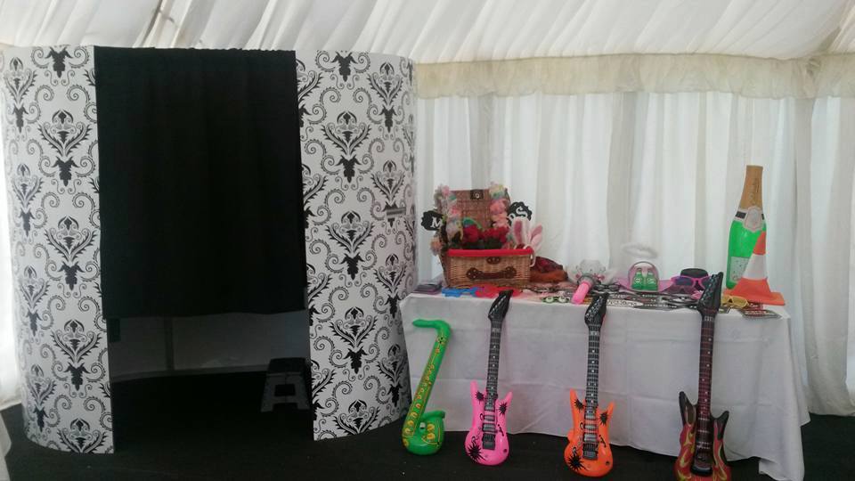 Enclosed Photo Booth Capturing Memories