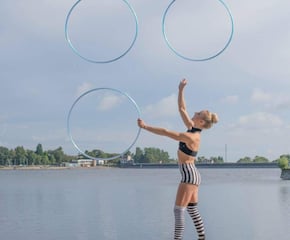 Heighten Your Events Atmosphere with Multi LED Hula-Hoop Artist