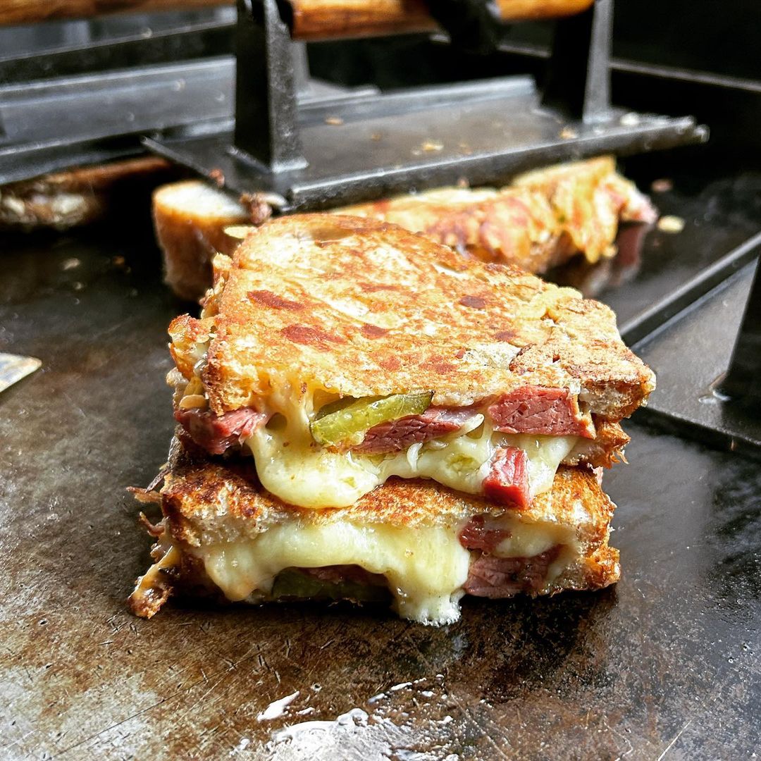 The Original Flat-Iron Sourdough Cheese Toastie Horsebox