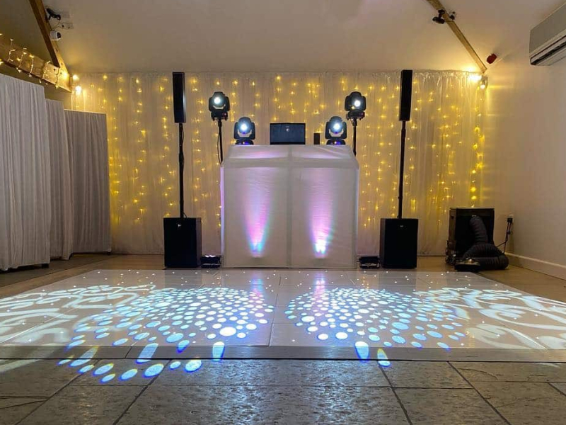 Party DJ With Disco Setup