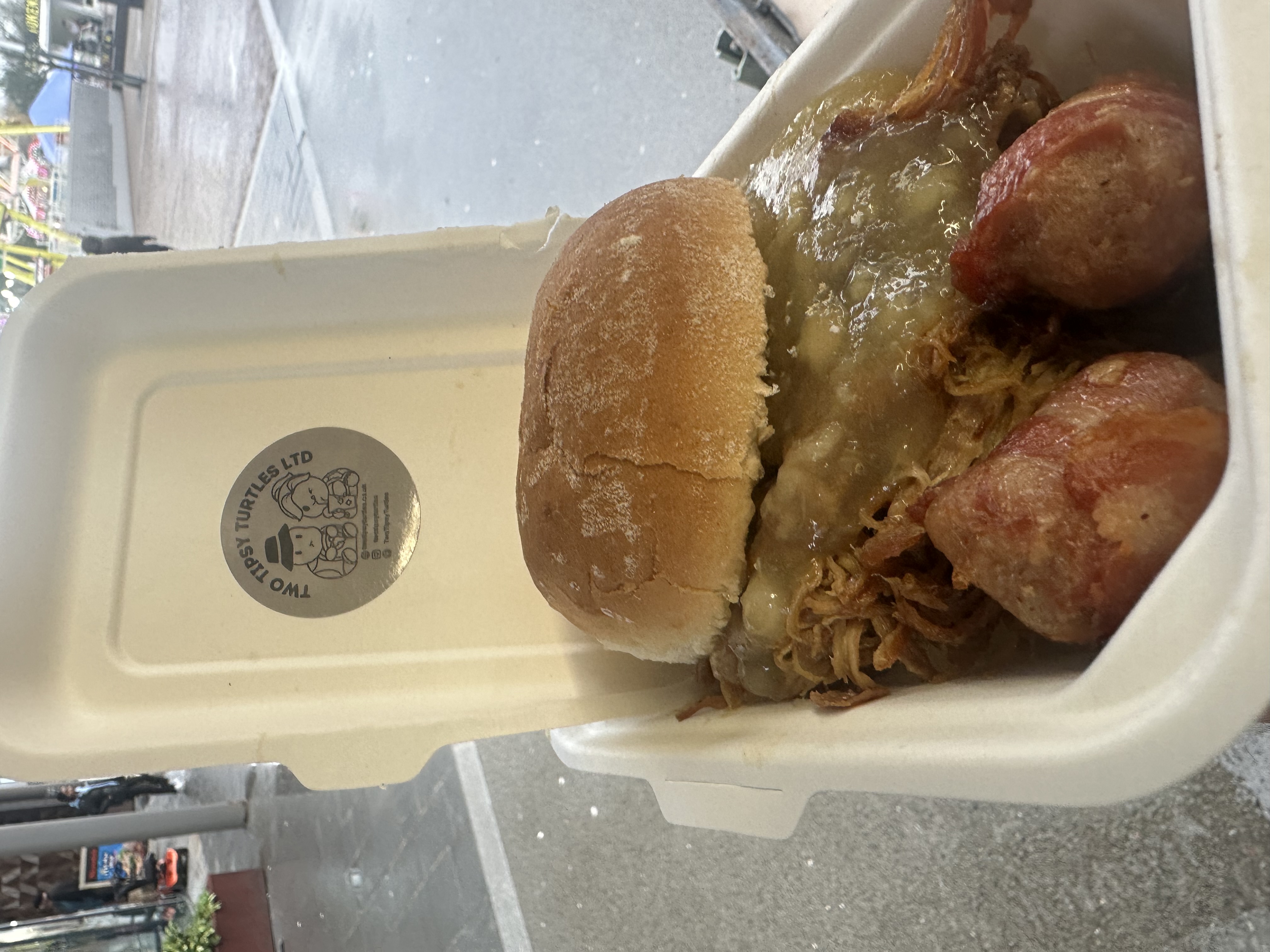 Traditional Hog Roast Baps with Fries & Coleslaw