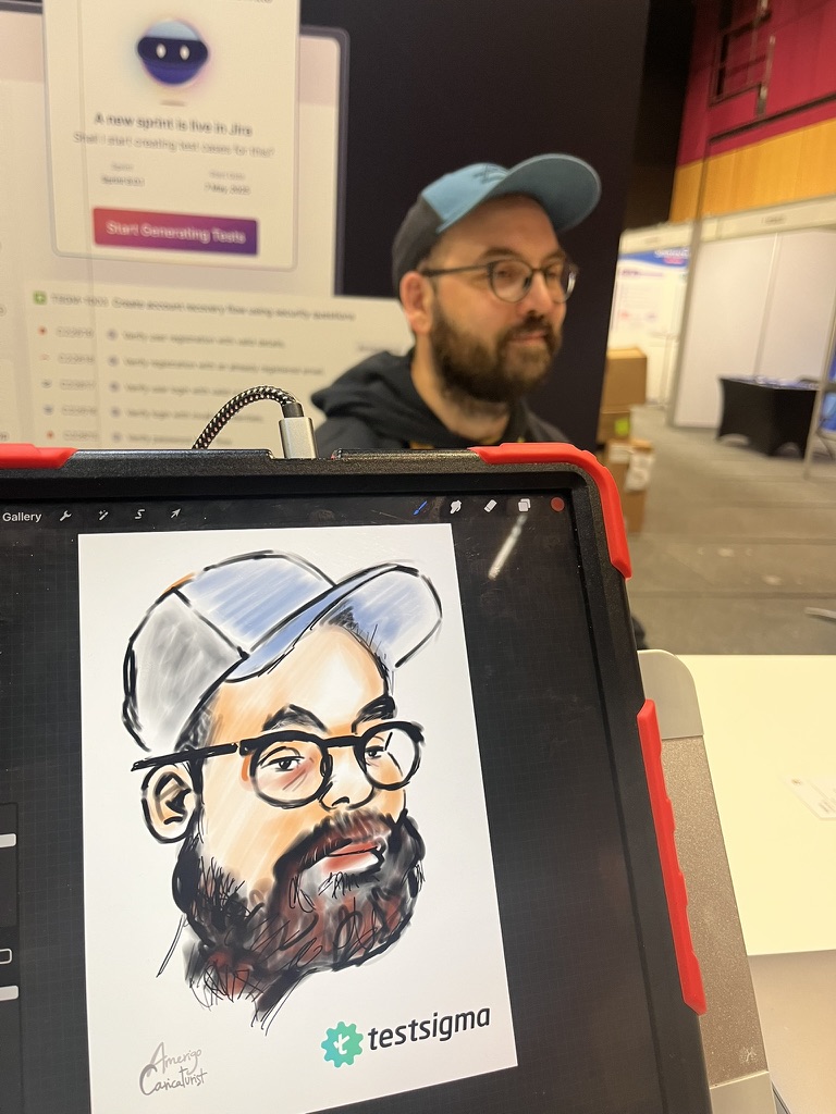 Real-Time Digital Caricatures + Optional Event TV Display