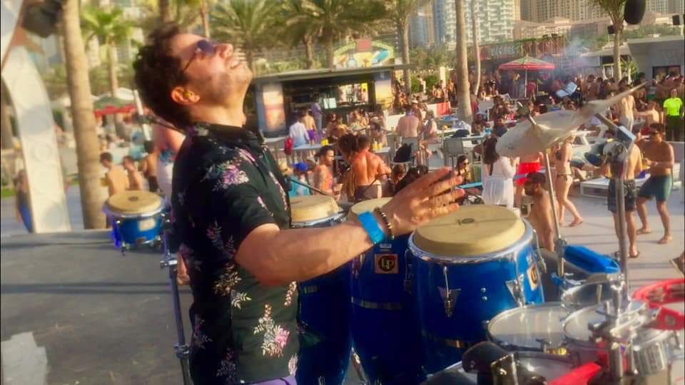 Highly Energetic Ibiza-Styled DJ & Percussion Performance by Assaf