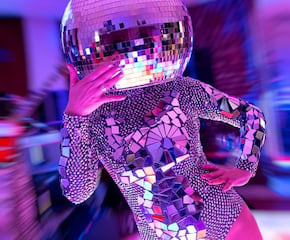 Amaze Your Guests With Disco Ball Head Dancer
