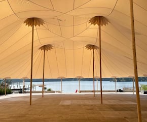 Sailcloth 10m x 28m Marquee for up to 100 Seated Guests