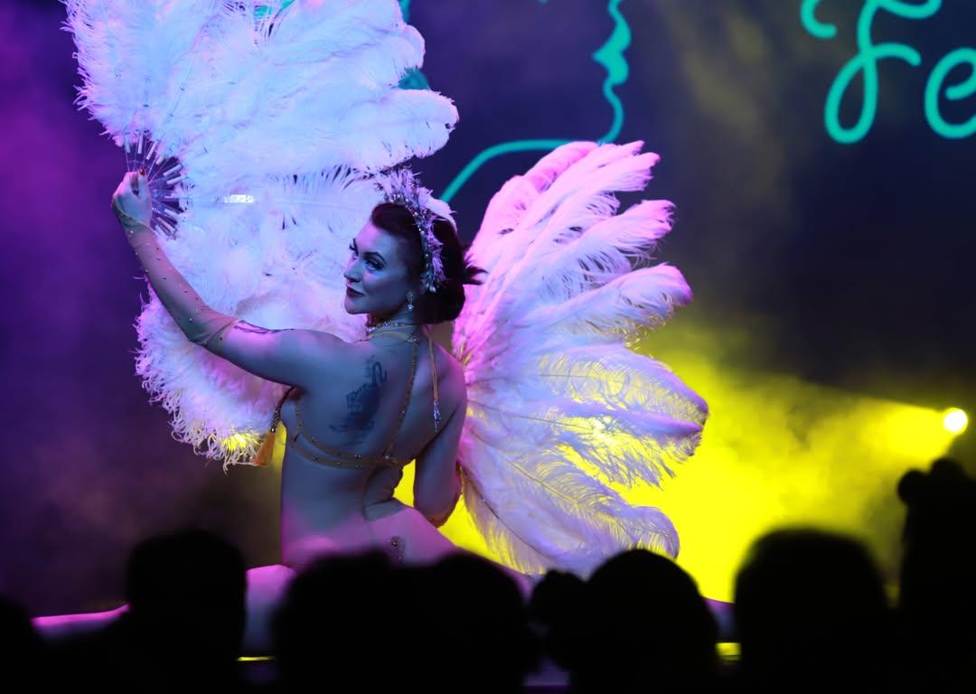 Classic Burlesque Fan Dancer