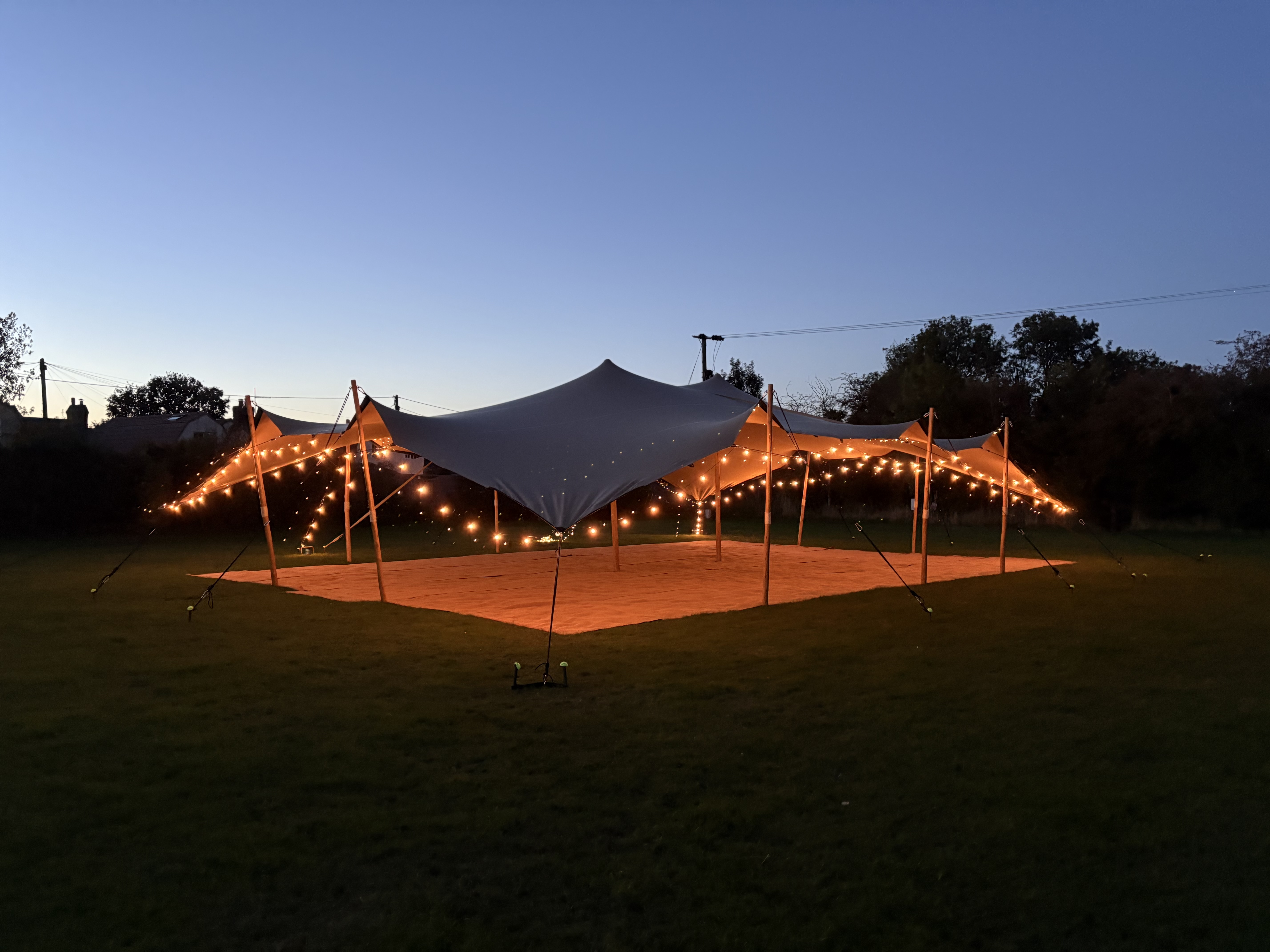 10.5m x 15m Versatile & Stunning Sand Stretch Tent