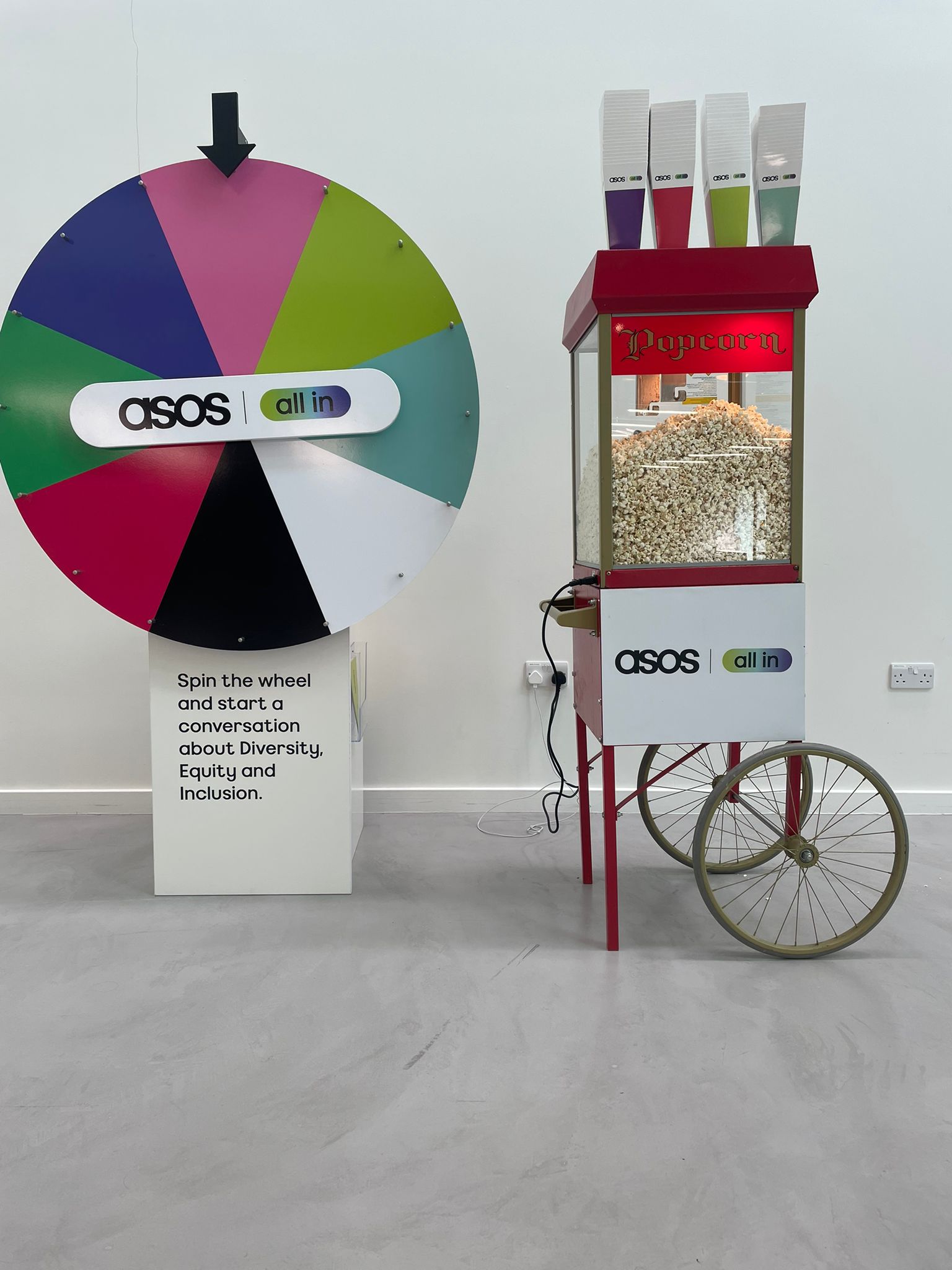 Popcorn Cart Hire with Optional Branding