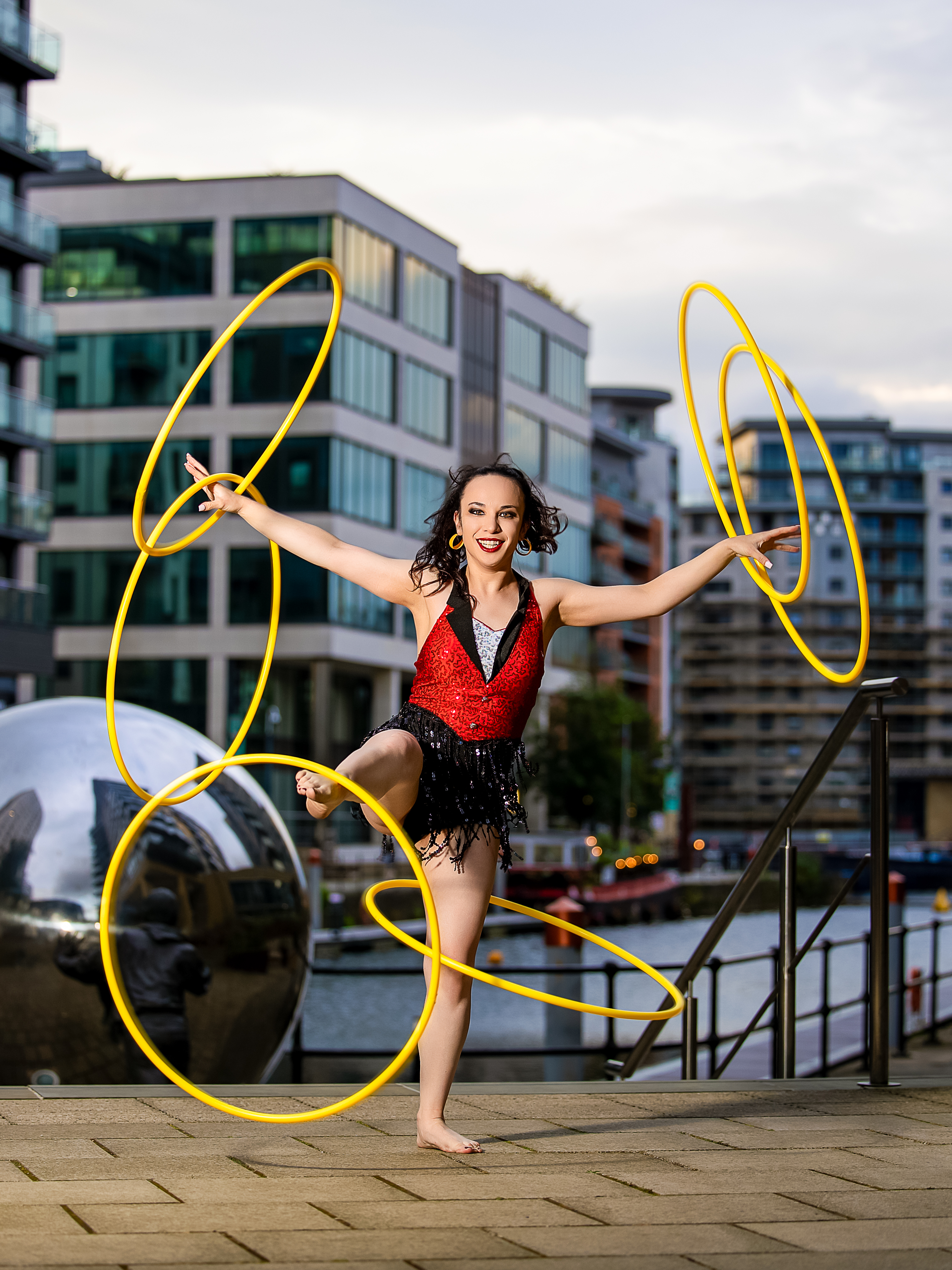 LED Multi Hula Hoop Performer