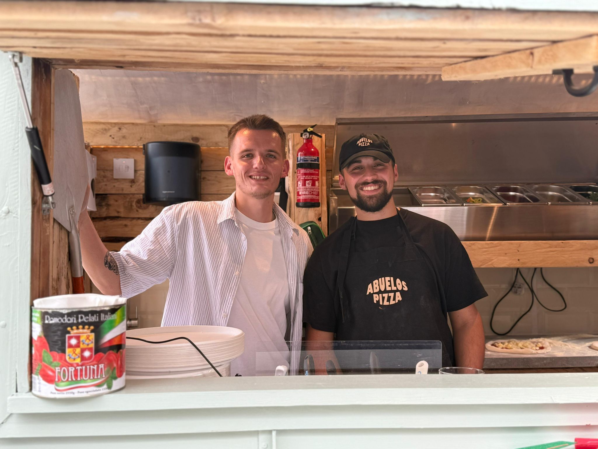 Abuelo’s Authentic Neapolitan Pizza from Our Stone-Baked Pizza Truck 🍕