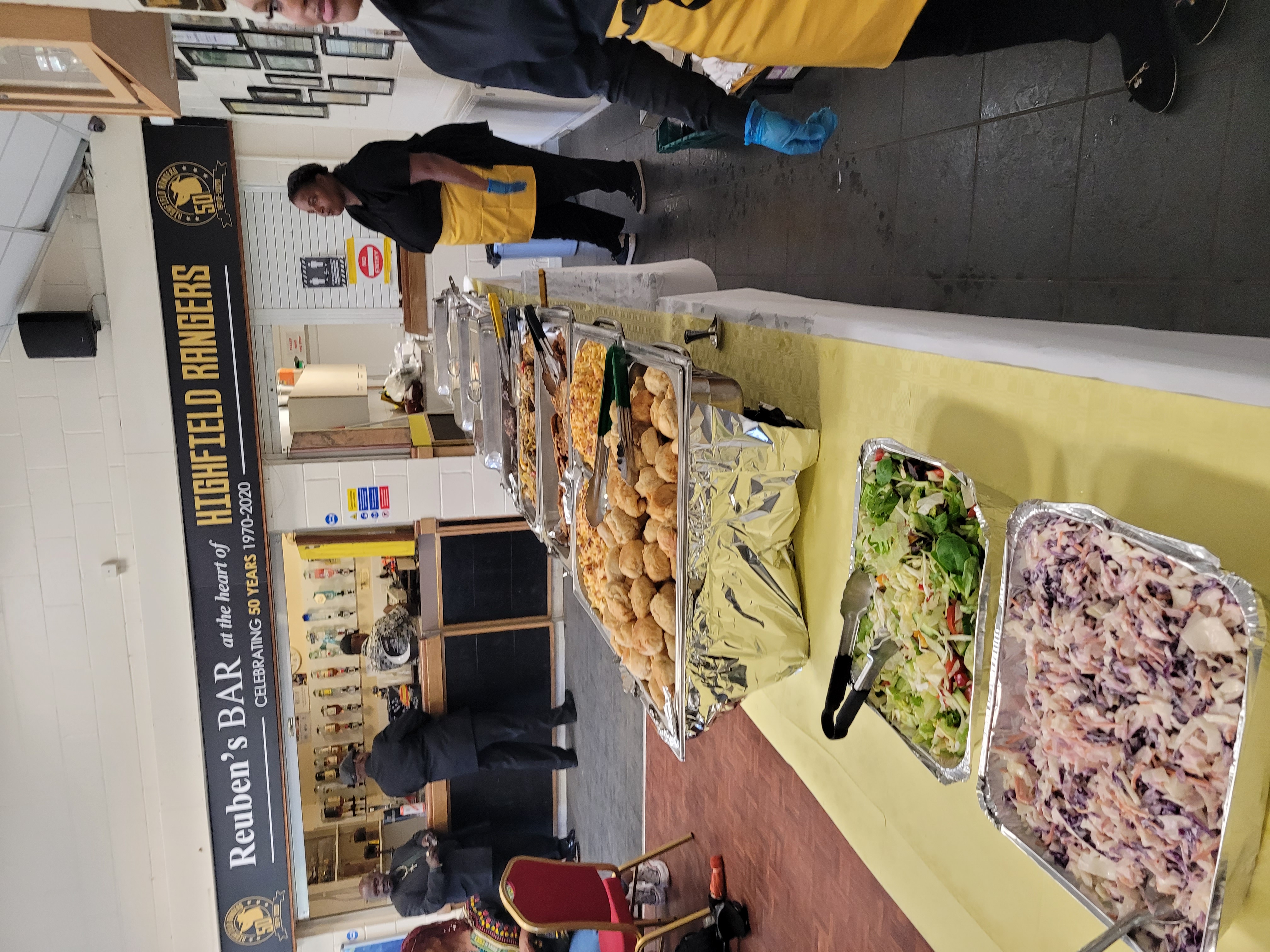 Serving the Best Caribbean Hot Buffet