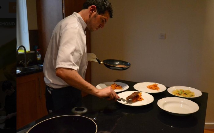 3 Courses Served With An Aperol Spritz