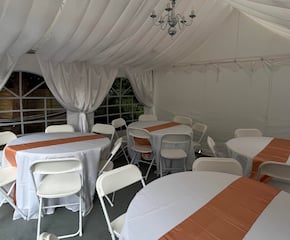 White 4m x 4m Party Tent