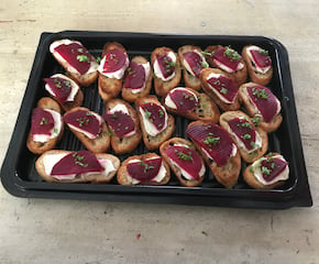 Delicately Handmade Canapés with Delicious Fillings